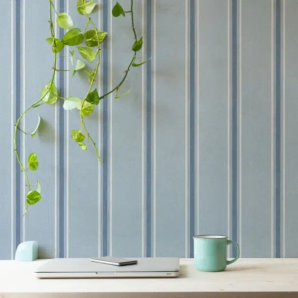 Papel pintado de rayas en color beige Beckley Stripe AT57823 - Imagen 12