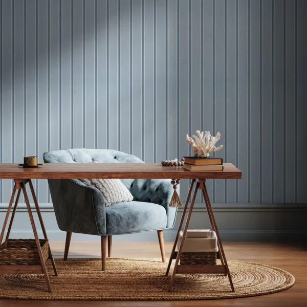 Papel pintado de rayas en color beige Beckley Stripe AT57823 - Imagen 10