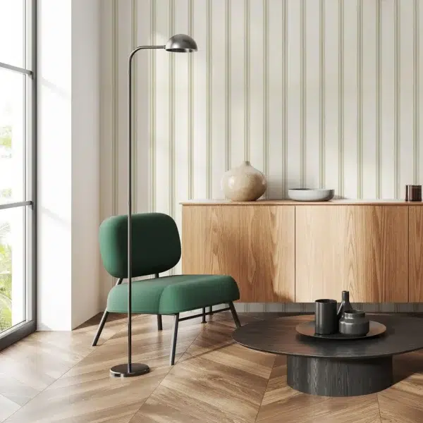 Papel pintado de rayas en color beige Beckley Stripe AT57823 - Imagen 9