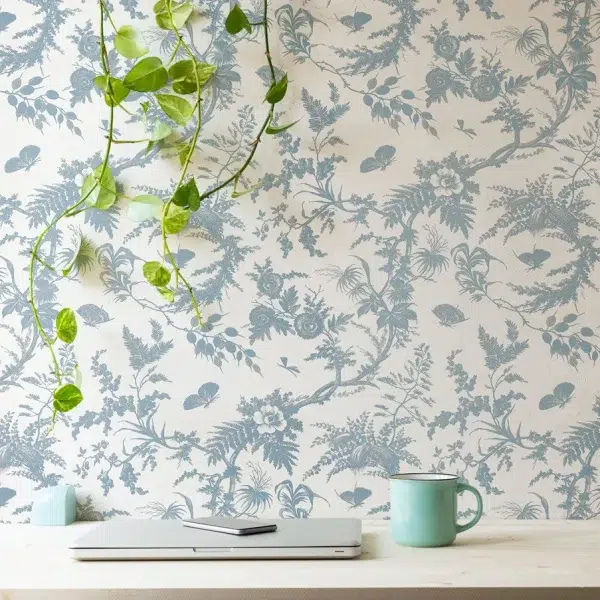 Papel pintado de Toile de Jouy en color negro Newlands Toile AT57838 - Imagen 10