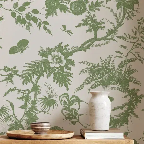 Papel pintado de Toile de Jouy en color negro Newlands Toile AT57838 - Imagen 17