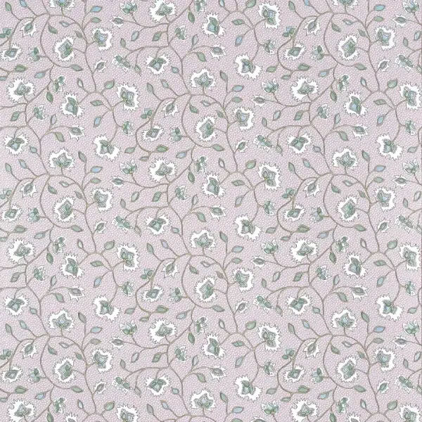 Papel pintado de estampado floral en color rosa Chelsea AT57840