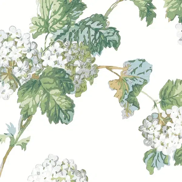 Papel pintado de flores en color verde Sussex Hydrangea AT57849 - Imagen 3