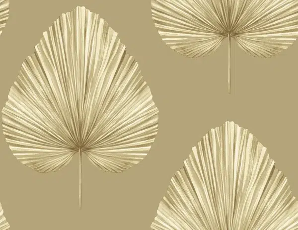Papel pintado de hojas en color marrón Savannah Grass VI LS60805