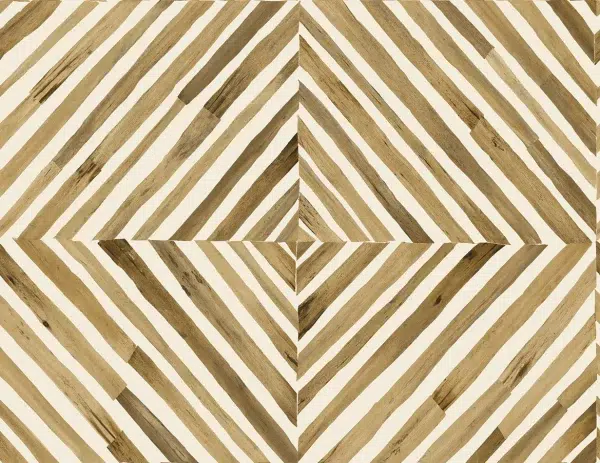 Papel pintado geométrico en color marrón Savannah Grass X LS61207