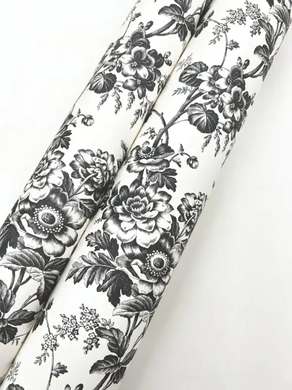 Papel pintado de Toile de Jouy en color rojo Anemone Toile RT7871 - Imagen 8