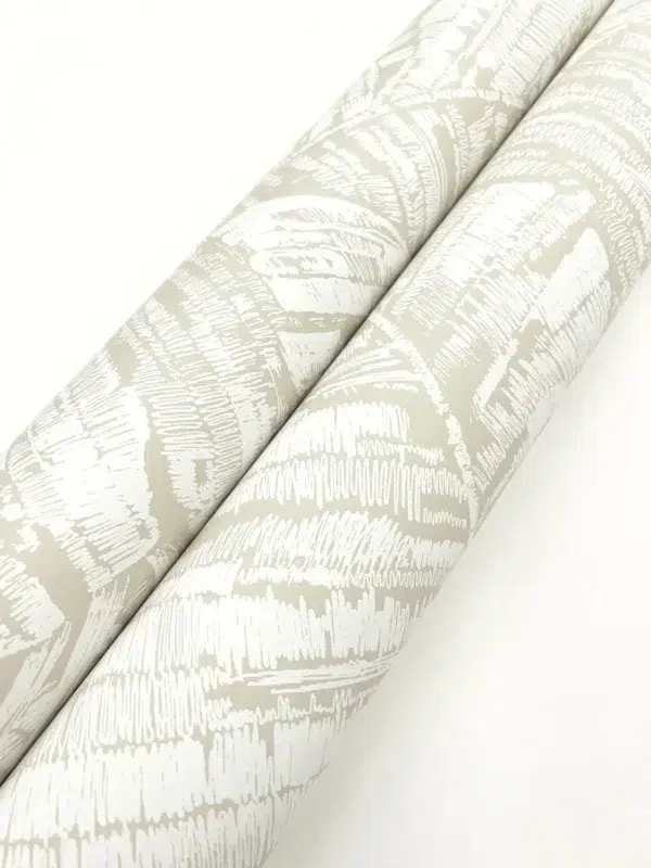 Papel pintado de hojas en color gris Palm Cove Toile RT7926 - Imagen 5