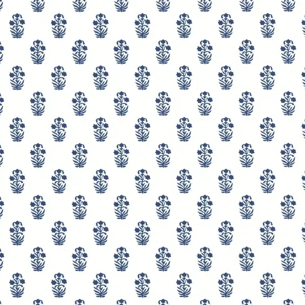 Papel pintado de dibujo pequeño en color azul Corwin T36403 - Imagen 5