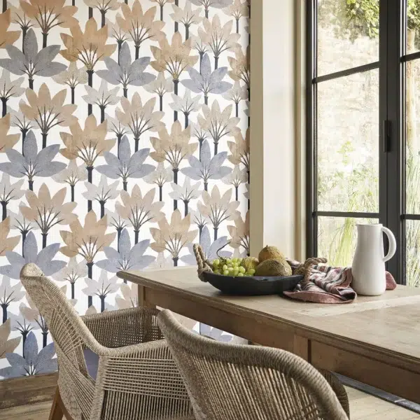 Papel pintado de hojas en color negro Babel 89718644 - Imagen 6