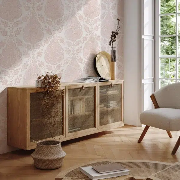 Papel pintado de Damasco en color gris Balmuccia Damask AT57863 - Imagen 20