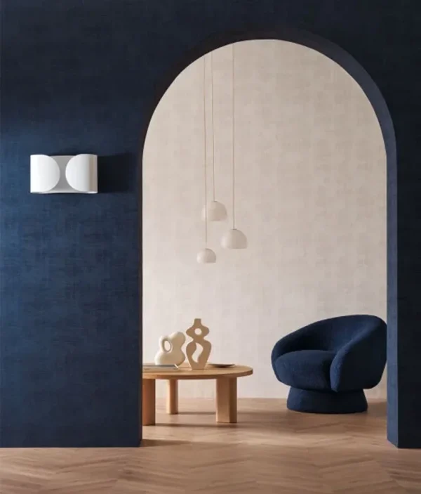 Papel pintado imitación de terciopelo en color gris Johara 74395166 - Imagen 65