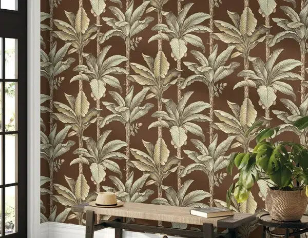 Papel pintado tropical en color negro Savannah Grass I LS60100 - Imagen 3
