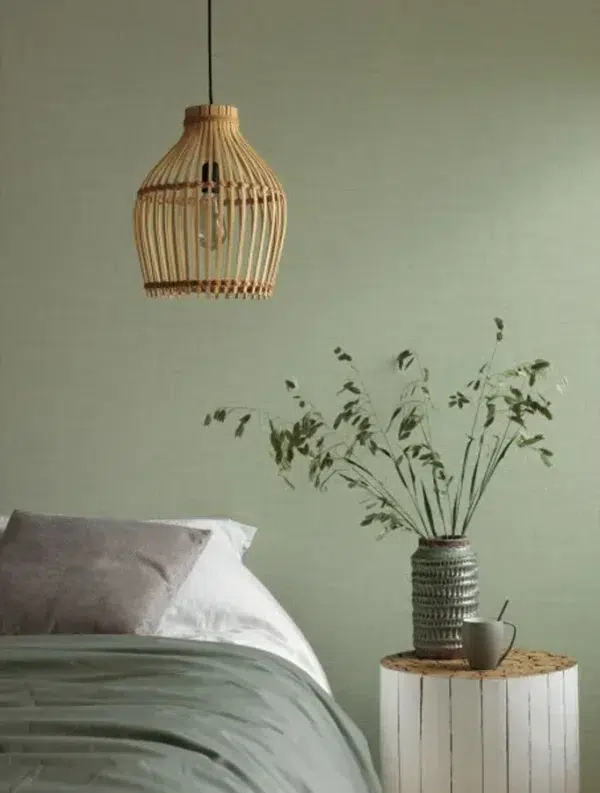 Papel pintado liso en color verde Tweed Cad Uni 85477345 - Imagen 4