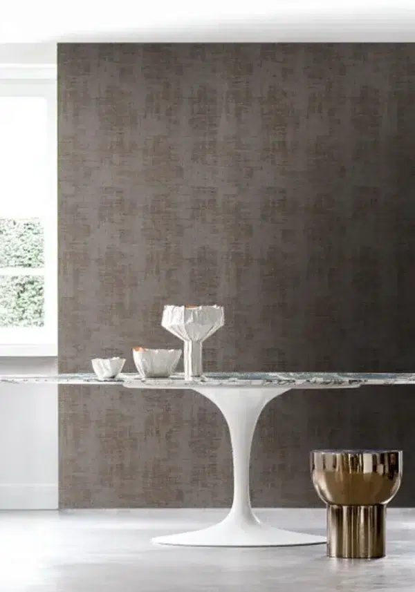 Papel pintado imitación de terciopelo en color gris Johara 74395166 - Imagen 42