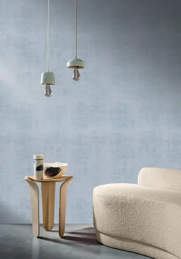Papel pintado imitación de terciopelo en color gris Johara 74395166 - Imagen 21