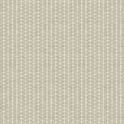 Papel pintado de fibra natural en color blanco Kuba Raffia Cotton B00444