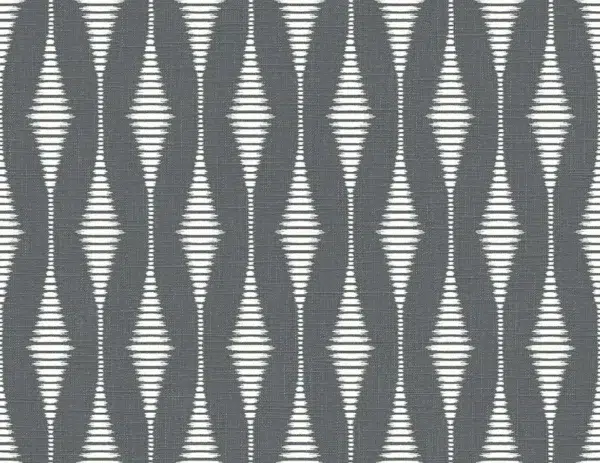 Papel pintado geométrico color gris Chillbourne Sliver Leaf WS71100