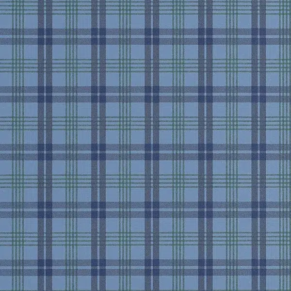 Papel pintado de cuadros en color azul Huntley Plaid T44056 - Imagen 11