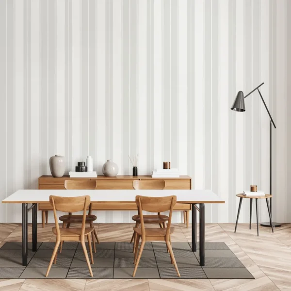 Papel pintado de rayas en color negro Norfolk Stripe T44050 - Imagen 12