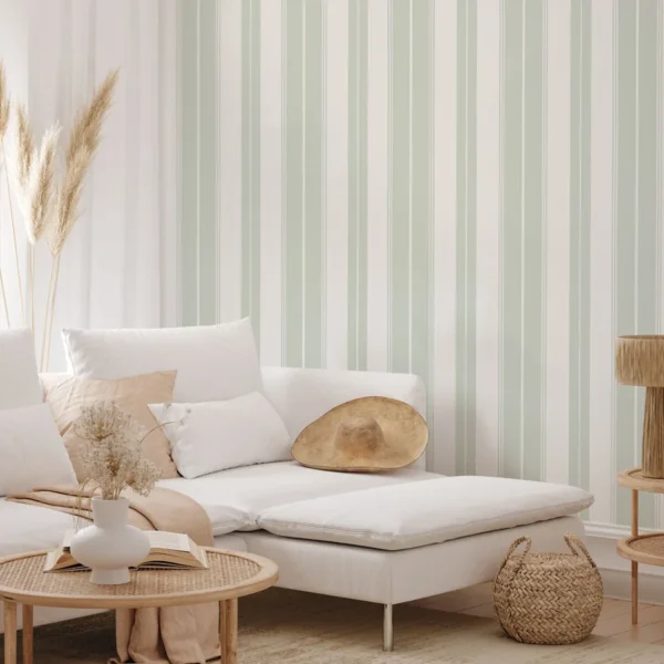 Papel pintado de rayas en color negro Norfolk Stripe T44050 - Imagen 20