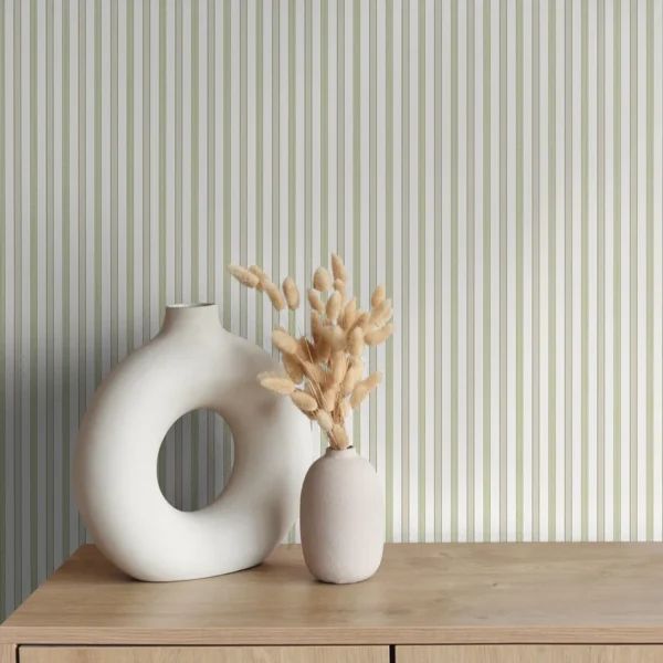 Papel pintado de rayas en color azul Conner Stripe T44062 - Imagen 18