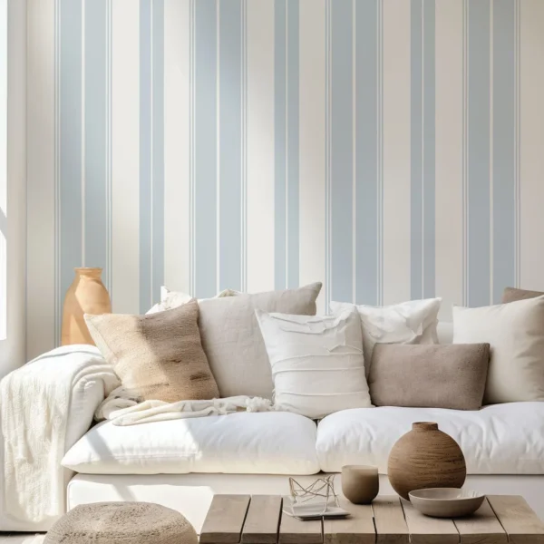 Papel pintado de rayas en color negro Norfolk Stripe T44050 - Imagen 27