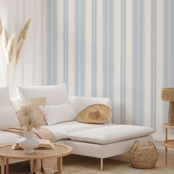 Papel pintado de rayas en color negro Norfolk Stripe T44050 - Imagen 28