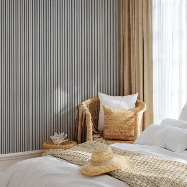 Papel pintado de rayas en color azul Conner Stripe T44062 - Imagen 24