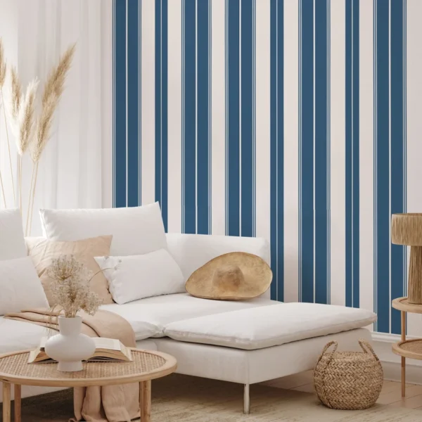 Papel pintado de rayas en color negro Norfolk Stripe T44050 - Imagen 38