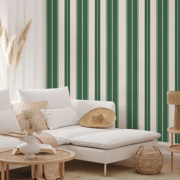 Papel pintado de rayas en color negro Norfolk Stripe T44050 - Imagen 42