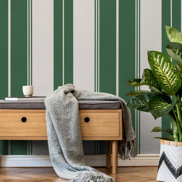 Papel pintado de rayas en color negro Norfolk Stripe T44050 - Imagen 44