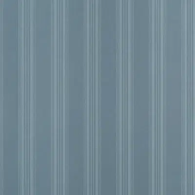 Papel pintado de rayas en color azul Scarlet Stripe T44017