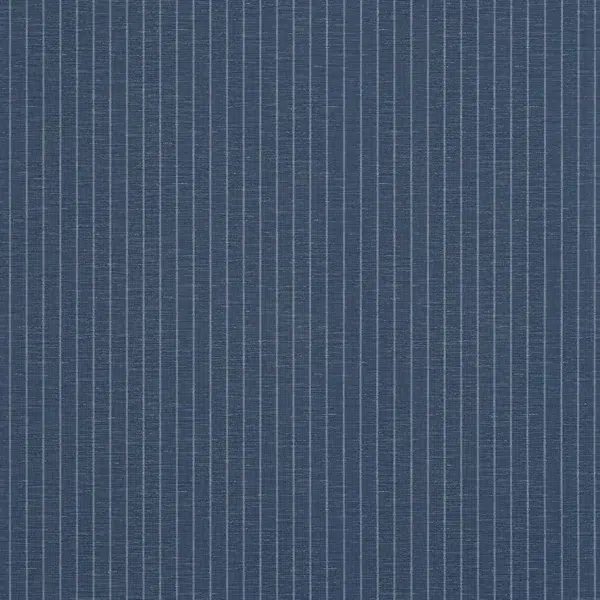 Papel pintado de rayas en color azul Suited Stripe T44030