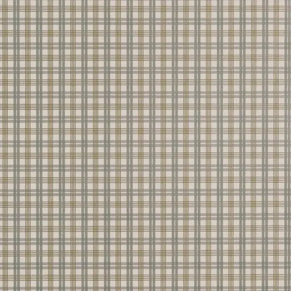 Papel pintado de cuadros en color beige Huntley Plaid T44054
