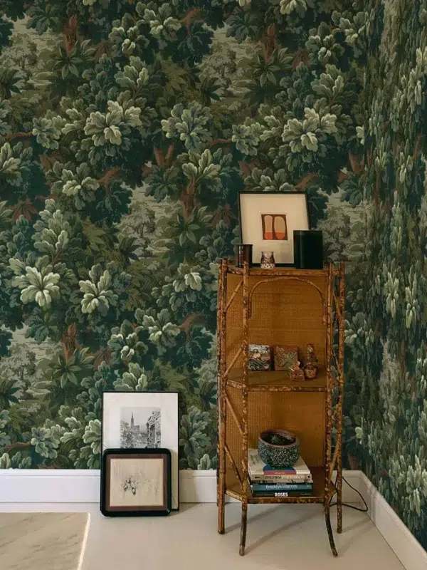 Papel pintado de árboles en color verde Verdure 16TH Green B00354 - Imagen 3