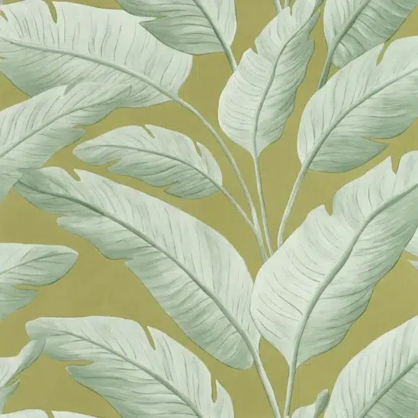 Papel pintado de hojas en color verde Tropicalia 106547122