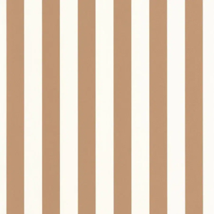 Papel pintado de rayas en color marrón Little Lines 104032228