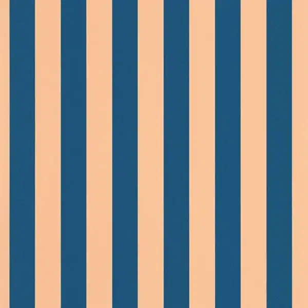 Papel pintado de rayas en color azul Little Lines 104036145