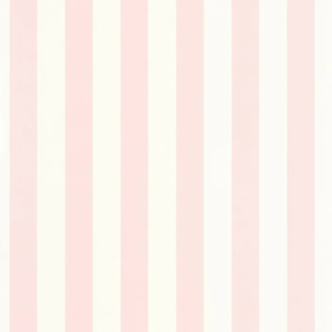 Papel pintado de rayas en color rosa Little Lines 104034000