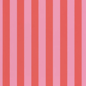 Papel pintado de rayas en color rojo Little Lines 104034140