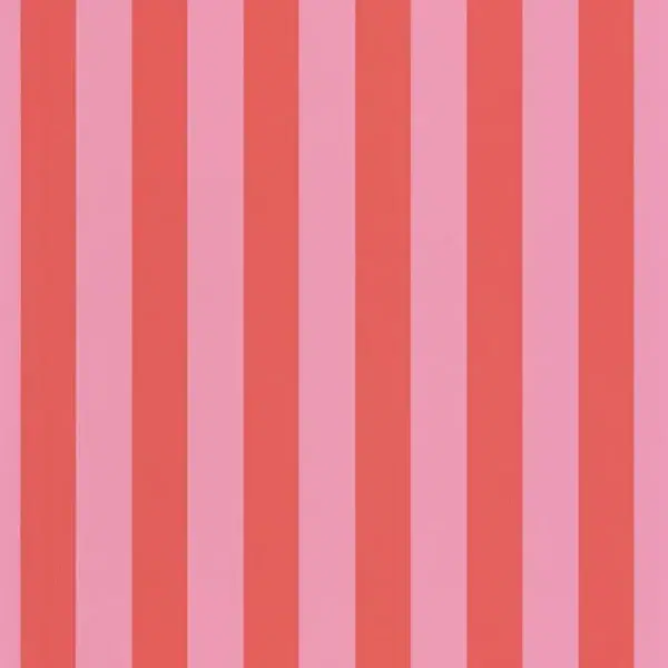 Papel pintado de rayas en color rojo Little Lines 104034140