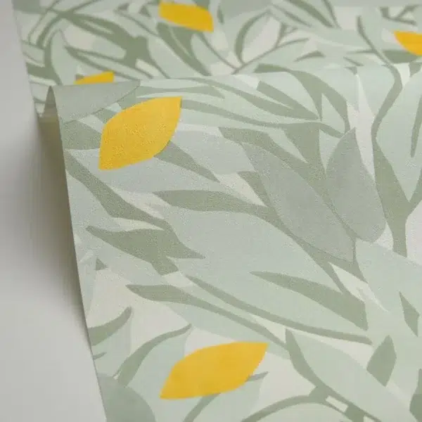 Papel pintado de frutas en color verde Cassis 105457720 - Imagen 7