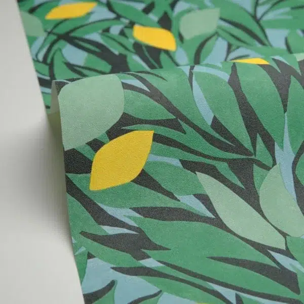 Papel pintado de frutas en color verde Cassis 105457720 - Imagen 4