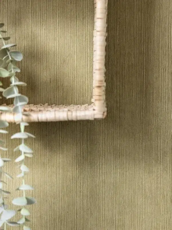 Papel pintado falso liso en color verde Sisal 106017300 - Imagen 18