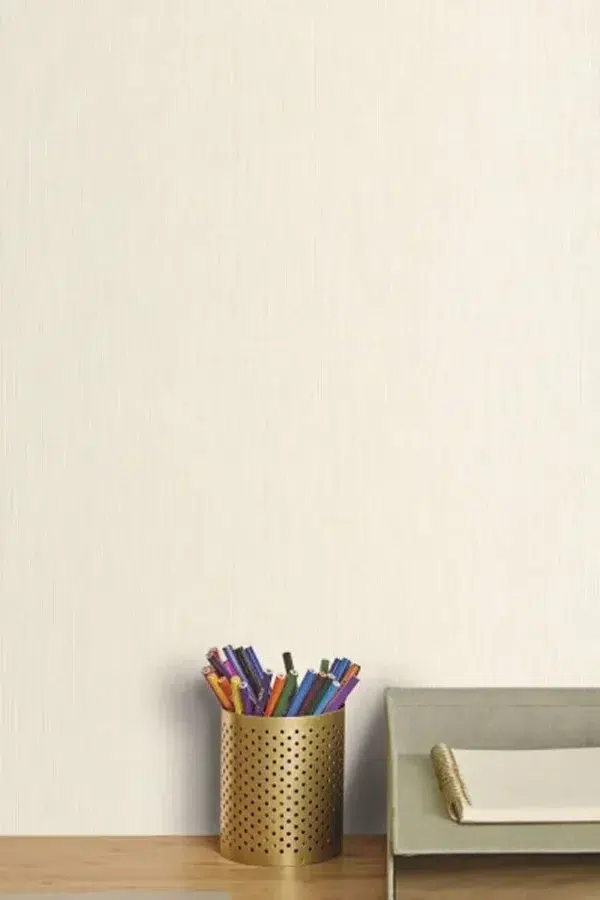 Papel pintado falso liso en color verde Sisal 106017300 - Imagen 14