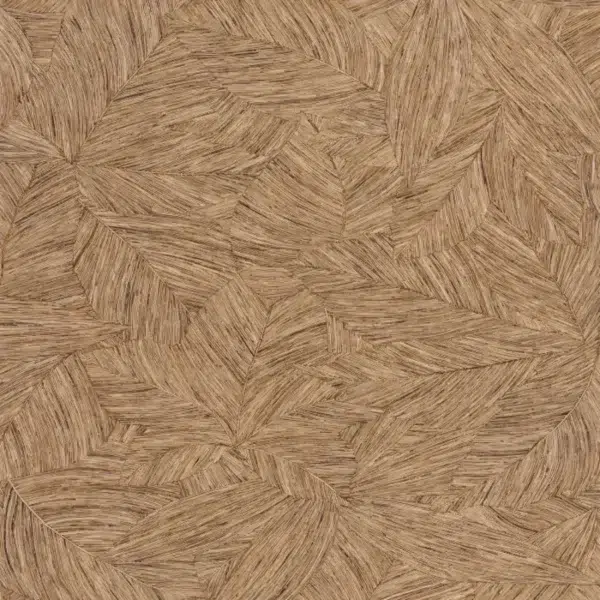 Papel pintado de acabados naturales en color marrón Archipel 106512155