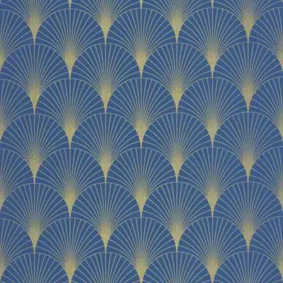 Papel pintado de azulejo – mosaico en color azul Prosperity 105266021