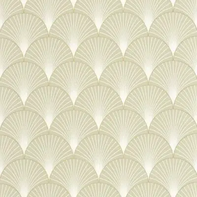 Papel pintado de azulejo – mosaico en color verde Prosperity 105267023