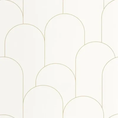 Papel pintado de mosaico en color blanco Ornament 105280020