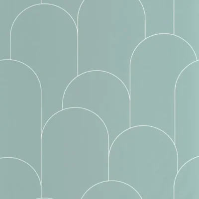 Papel pintado de mosaico en color azul Ornament 105287000